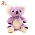 O urso de Koala feito sob encomenda azul / rosa / roxo / mini / gigante / bebê Panda, peluche macio do Natal encheu brinquedos do Koala com seu logotipo